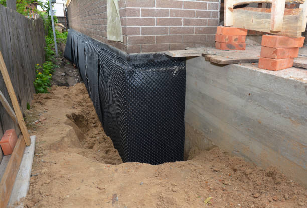 SJ Waterproofing Pros technician performing targeted Crawl Space Encapsulation assessment in Eastpointe, MI